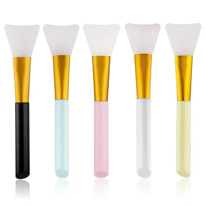 Velveta™ Pack of 5 Silicone Facial Mask Brushes – Soft & Gentle Applicators