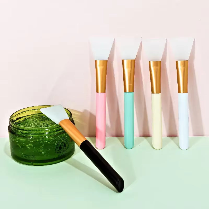 Velveta™ Pack of 5 Silicone Facial Mask Brushes – Soft & Gentle Applicators