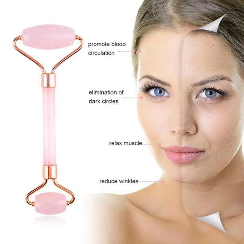 Velveta™ Jade Face Roller & Gua Sha Set – Natural Skin Glow Tool