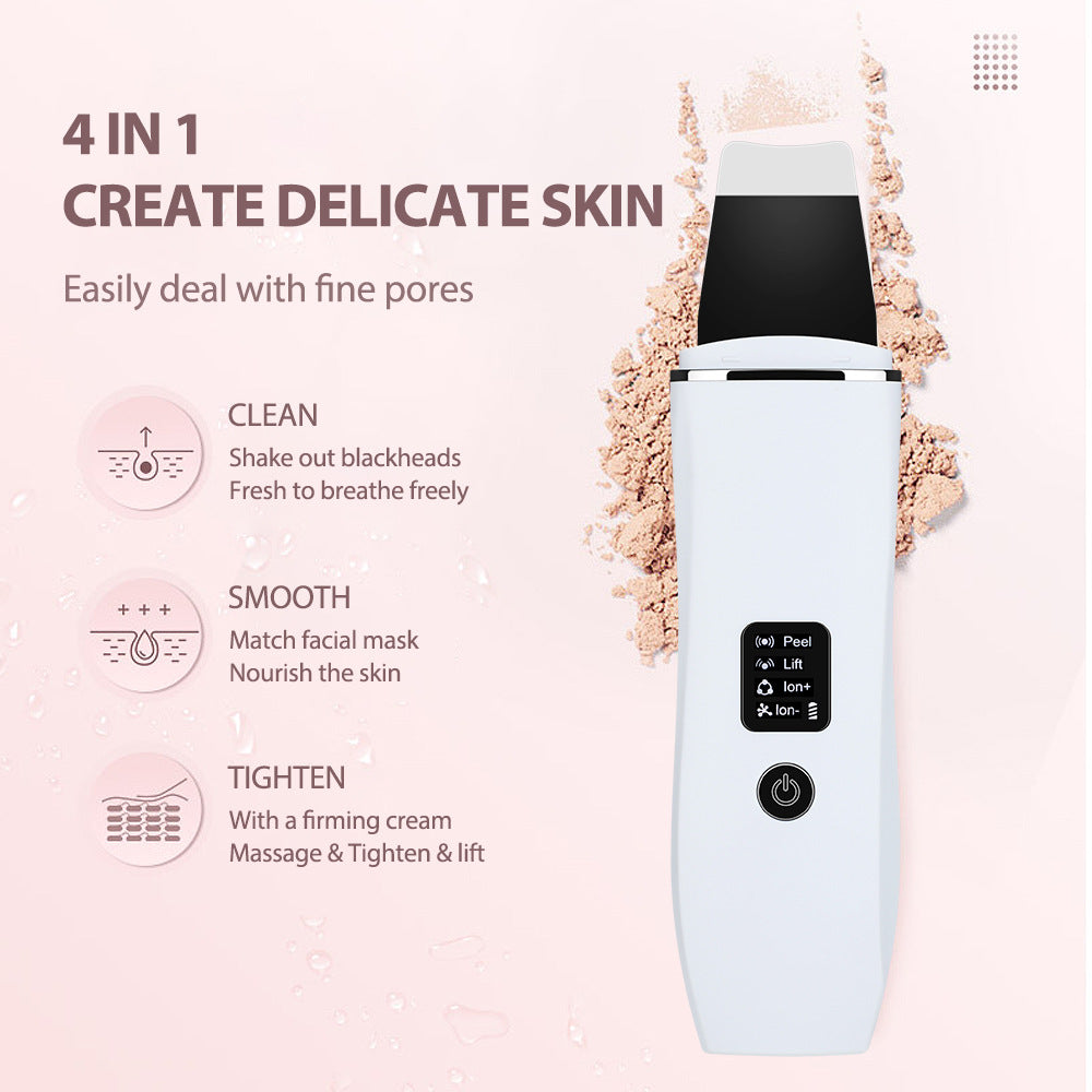 Velveta™ Ultrasonic Pore Cleaner – 4-in-1 Deep Cleansing Tool