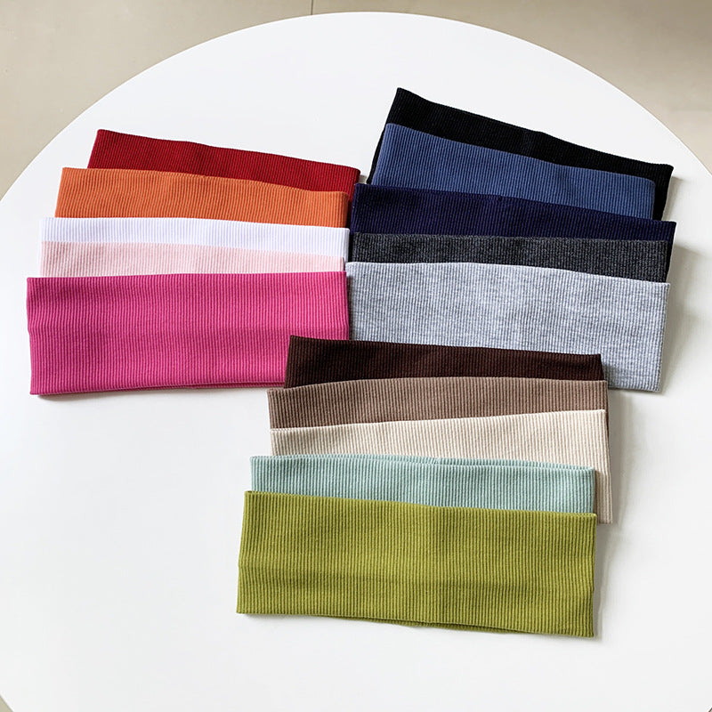 Velveta™ Elastic Cotton Hair Bands | Yoga & Fitness Headbands