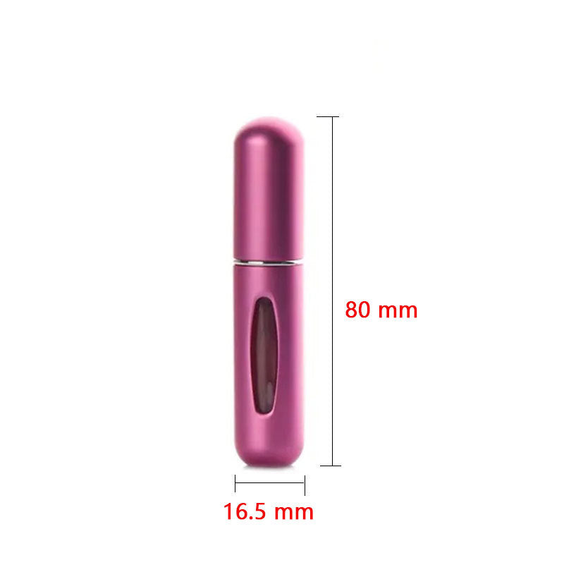 Velveta™ 5ml Refillable Mini Fragrance Atomizer – Portable Perfume Spray Bottle