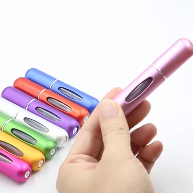 Velveta™ 5ml Refillable Mini Fragrance Atomizer – Portable Perfume Spray Bottle