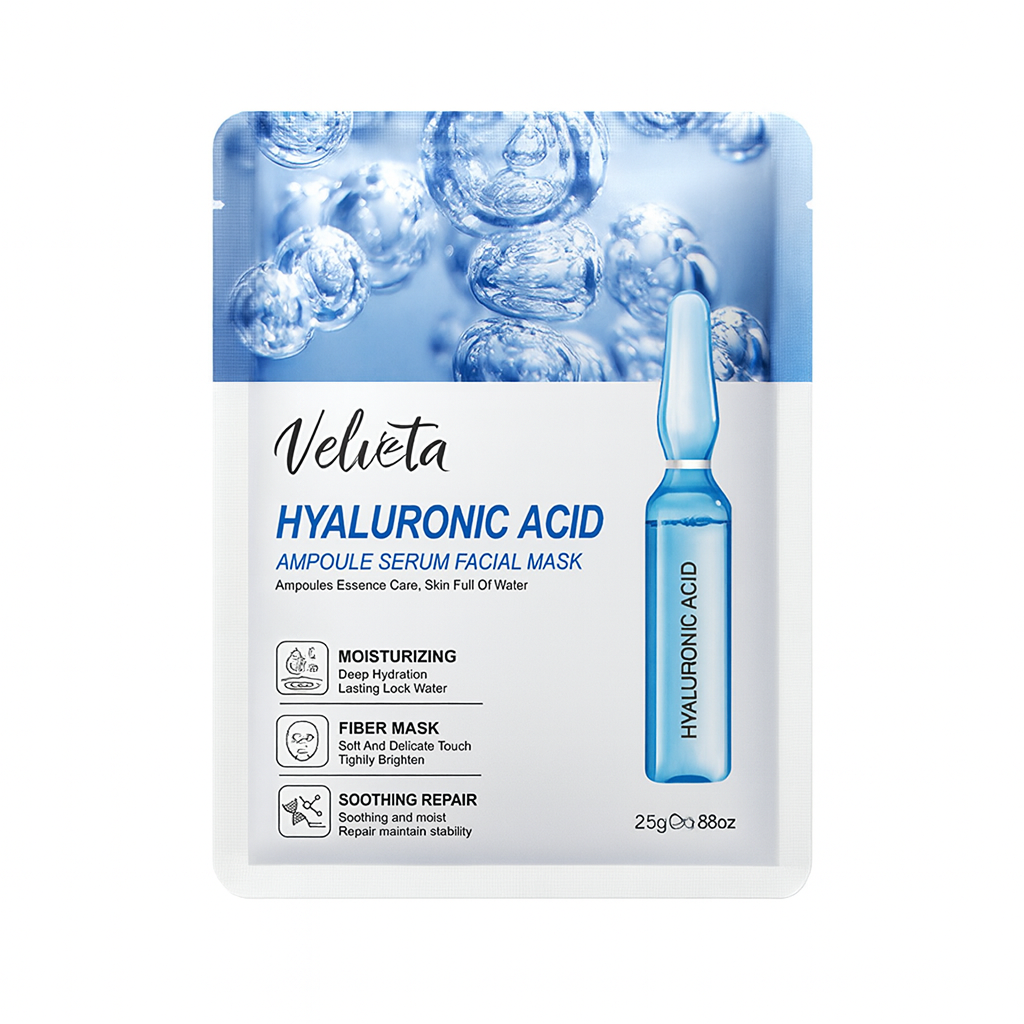Velveta™ HydraGlow – Hyaluronic Acid Facial Mask