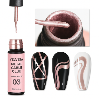 Velveta™ Metallic & Cat Eye Gel Nail Polish - Pack of 6