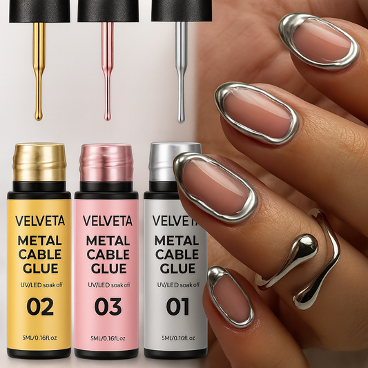Velveta™ Metallic & Cat Eye Gel Nail Polish - Pack of 6