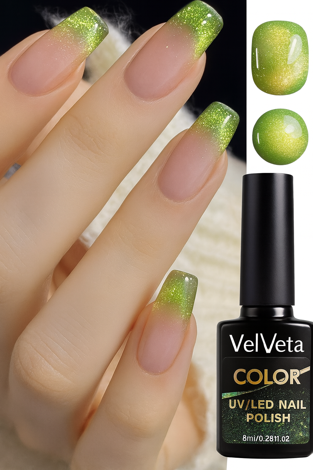Velveta™ Metallic & Cat Eye Gel Nail Polish - Pack of 6