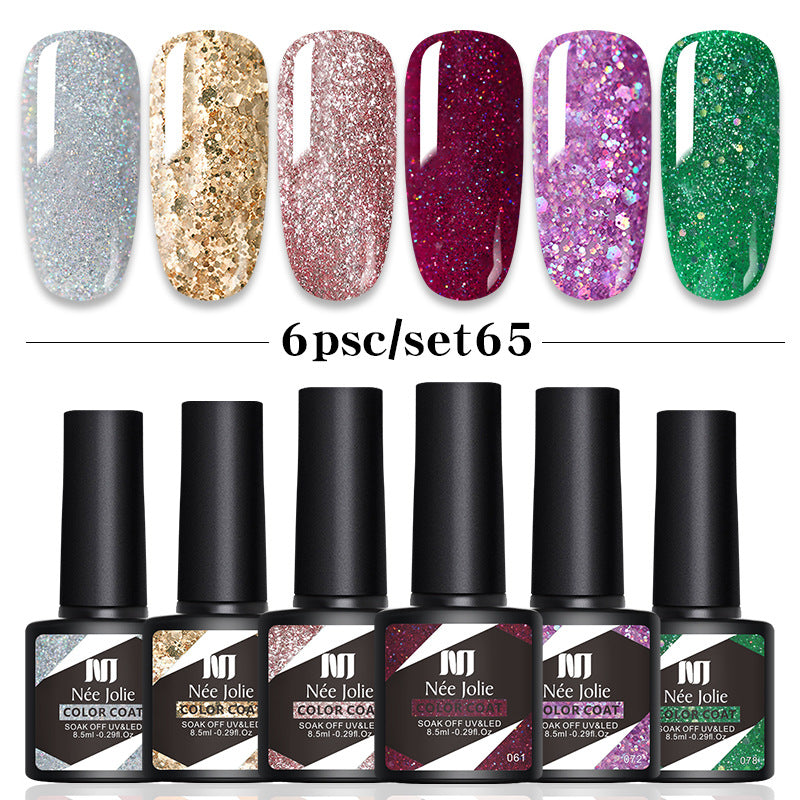 Velveta™ Luxe Shine Gel Nail Polish – Set of 6