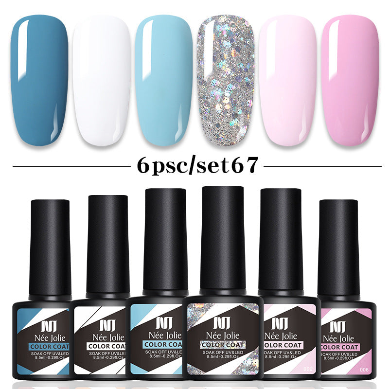 Velveta™ Luxe Shine Gel Nail Polish – Set of 6
