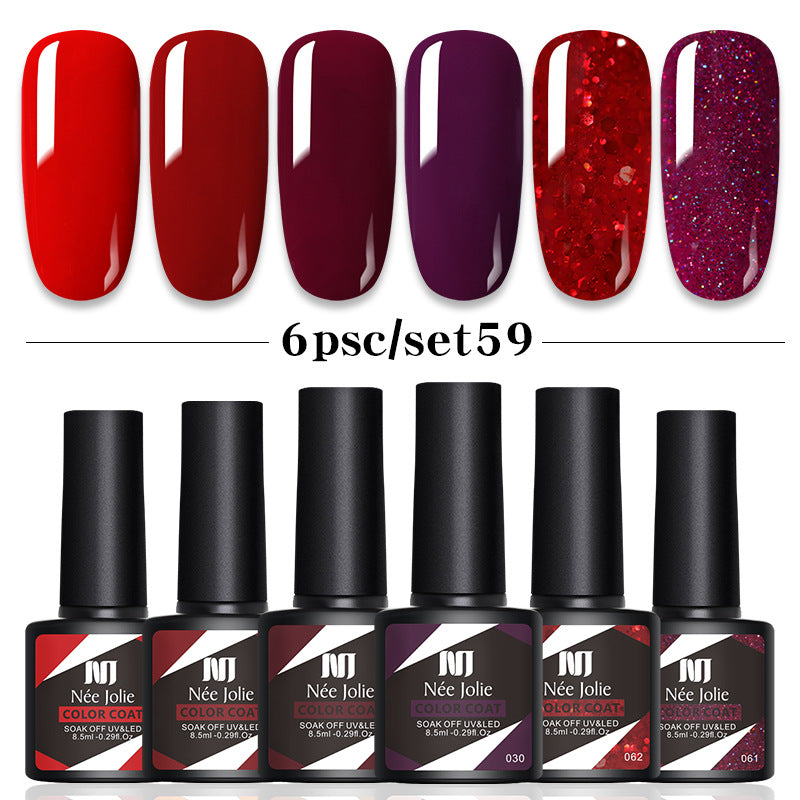 Velveta™ Luxe Shine Gel Nail Polish – Set of 6