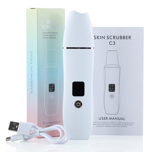 Front view of tool that cleans pores